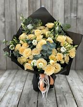 Букет цветов из:  Розы и Лизиантусы #REPLACE_PRED# Нижнее Маслово