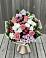 Букет цветов из: Альстромерии, Гвоздики, Розы и Хризантемы в Нижнее Маслово