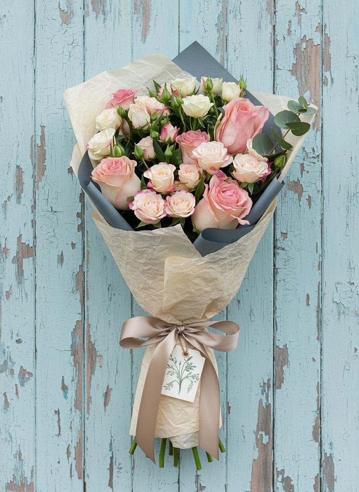 Букет цветов из: Розы в Нижнее Маслово