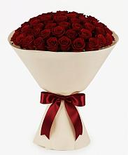 Букет 101 Бордовая роза Блэк Бакарра в Нижнее Маслово