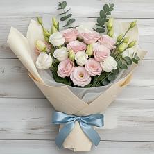 Букет цветов из:  Лизиантусы в Нижнее Маслово
