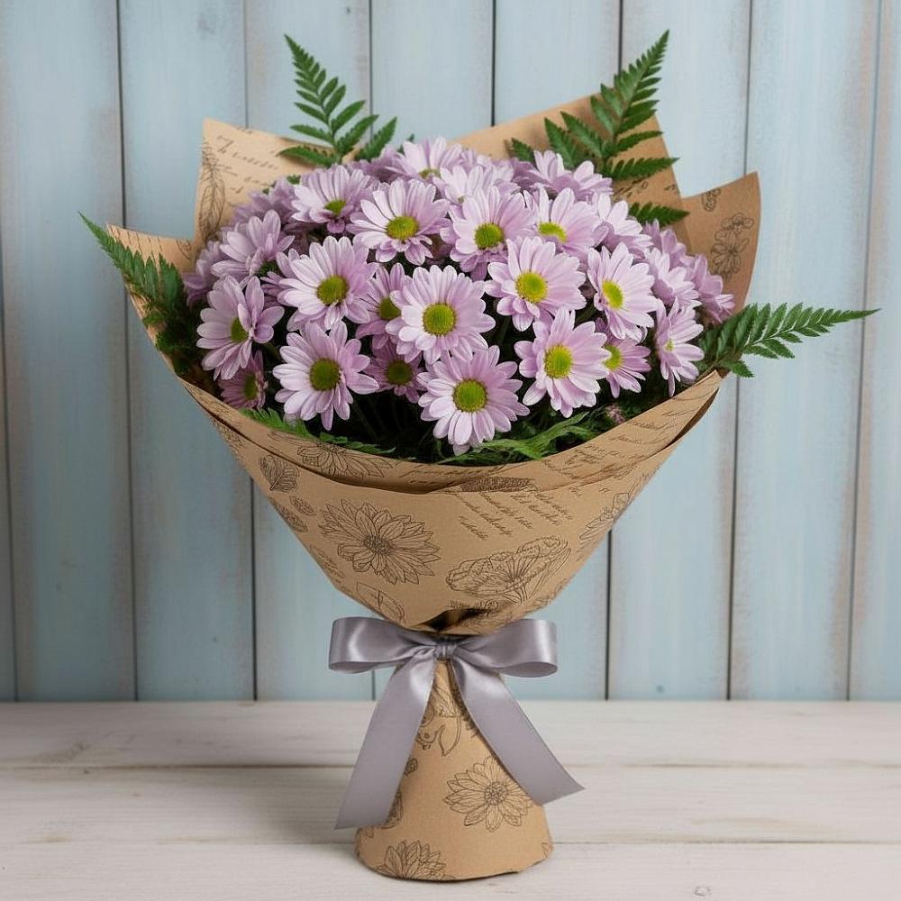 Букет цветов из: Хризантемы в Нижнее Маслово