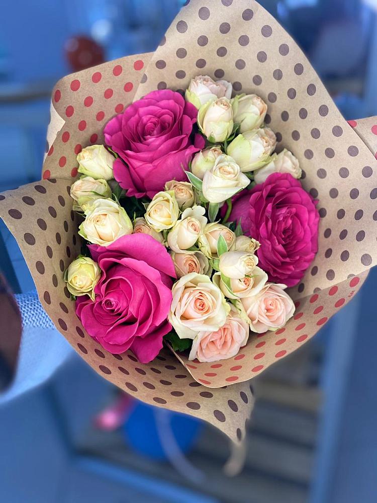 Букет цветов из: Розы в Нижнее Маслово