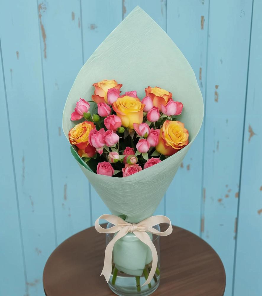 Букет цветов из: Розы в Нижнее Маслово