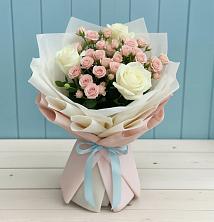 Букет цветов из:  Розы в Нижнее Маслово