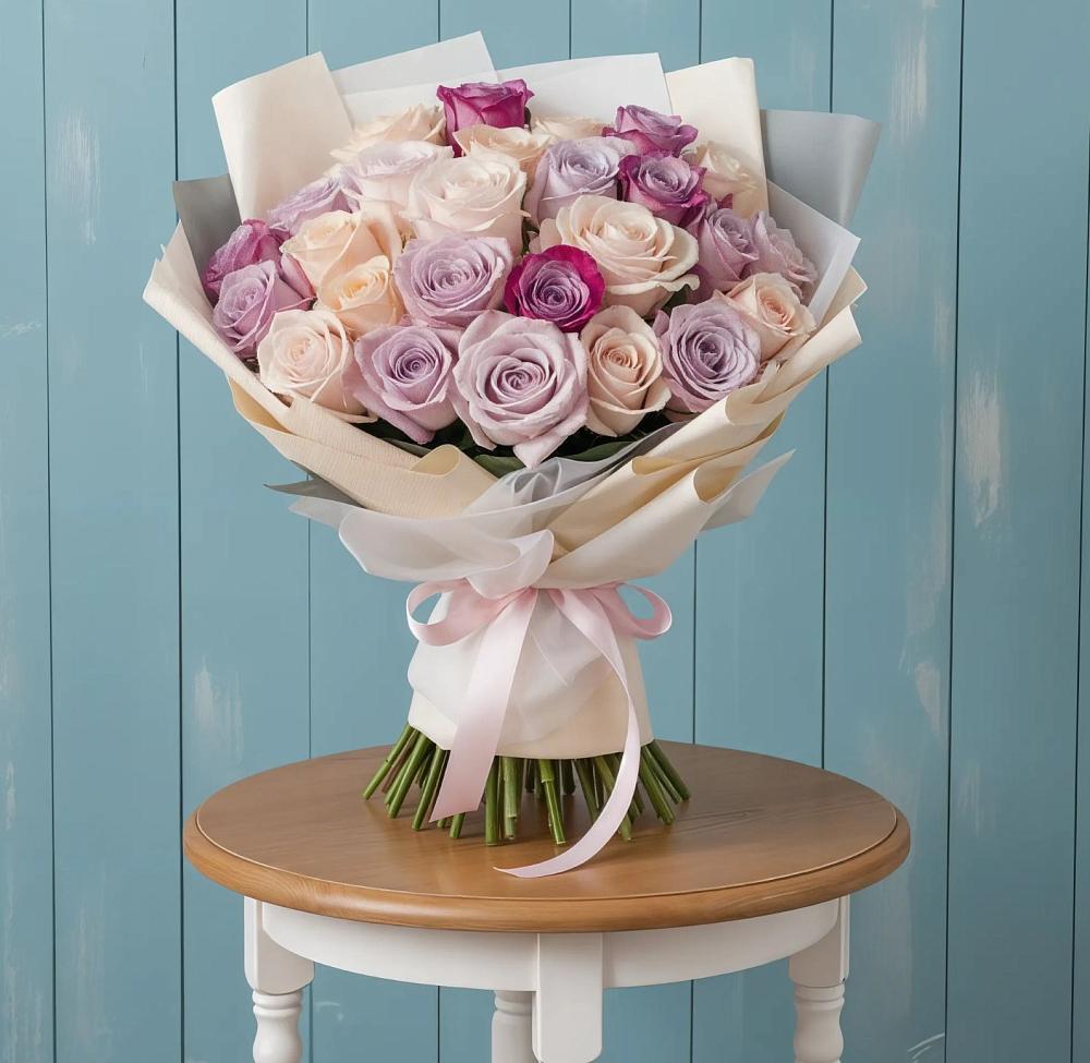 Букет цветов из: Розы в Нижнее Маслово