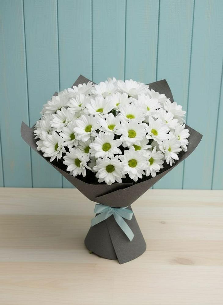 Букет цветов из: Хризантемы в Нижнее Маслово