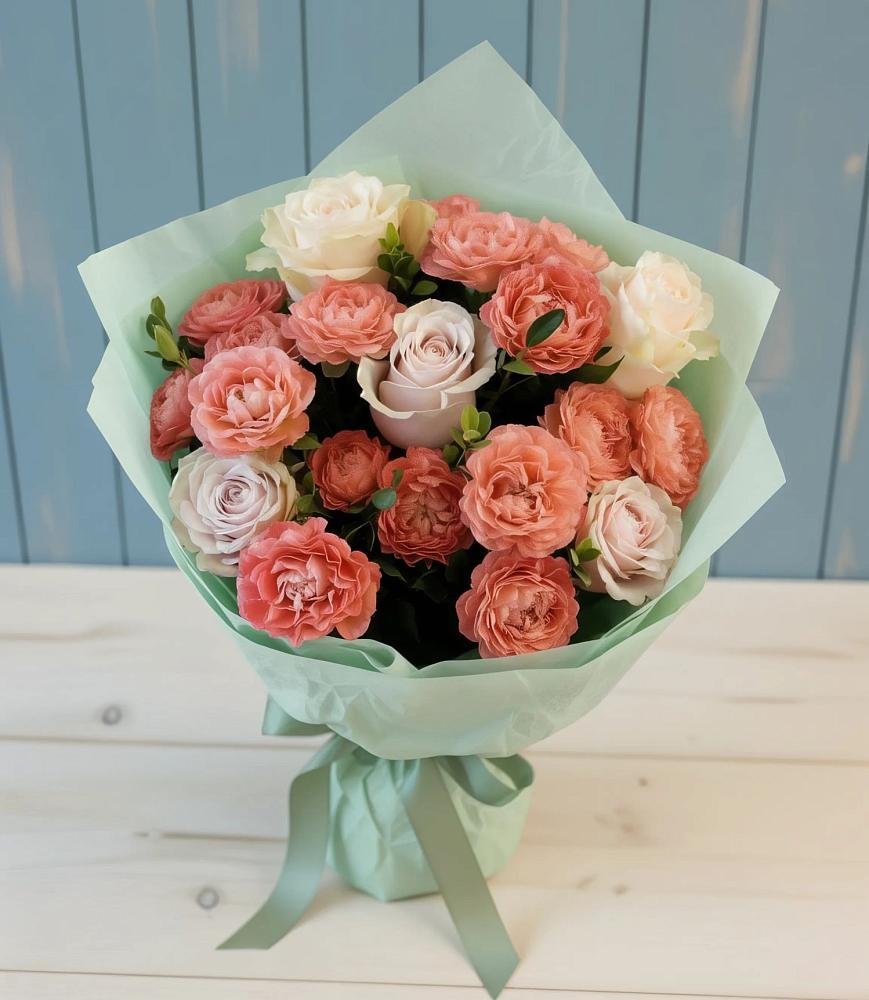 Букет цветов из: Розы в Нижнее Маслово