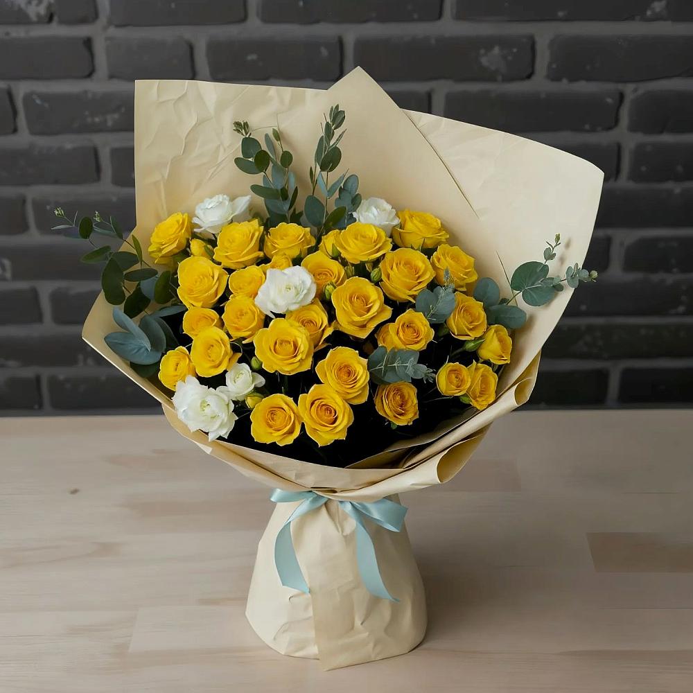 Букет цветов из: Розы в Нижнее Маслово