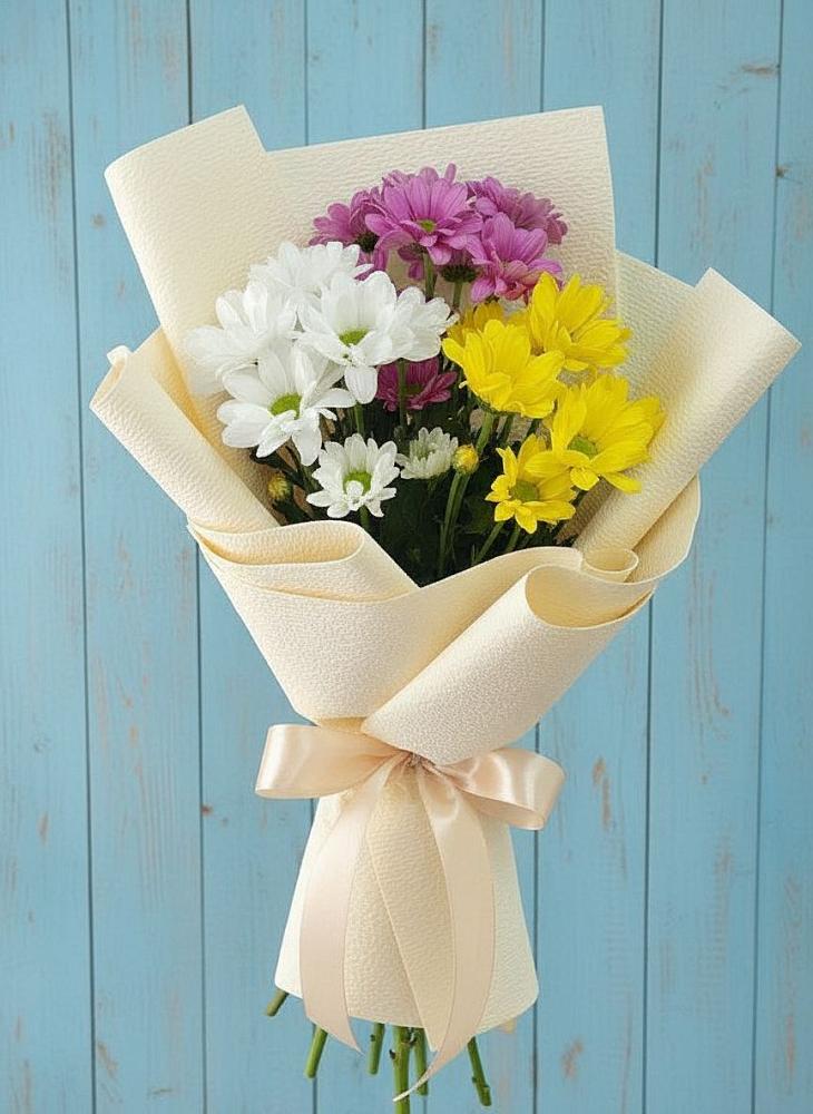 Букет цветов из: Хризантемы в Нижнее Маслово