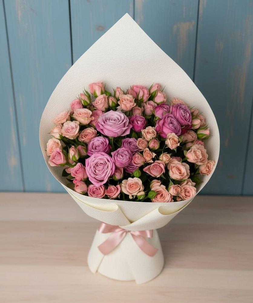 Букет цветов из: Розы в Нижнее Маслово