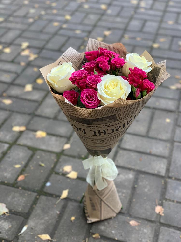 Букет цветов из: Розы в Нижнее Маслово