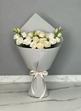 Букет цветов из:  Розы и Лизиантусы в Нижнее Маслово